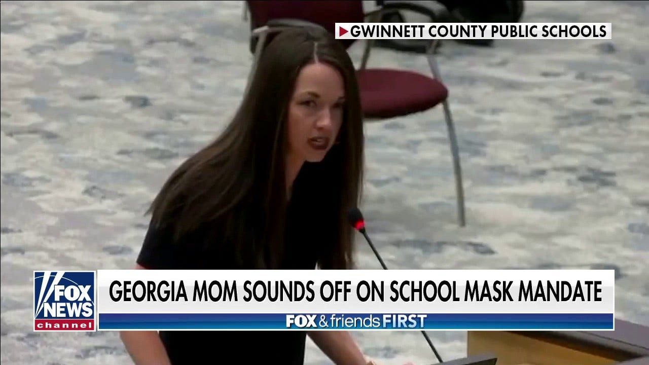 Georgia mother stands up against school's mask mandate: 'There's no end in sight'