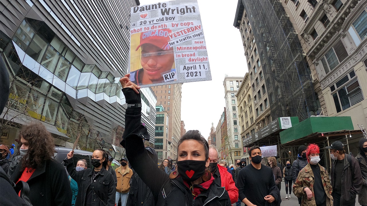 Daunte Wright BLM New York City protesters block streets Fox News