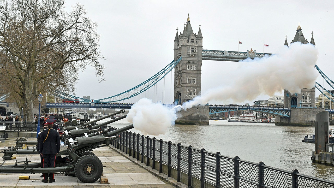 Prince Philip's death marked by gun salutes in UK, at sea