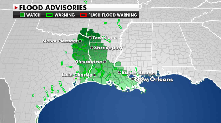 National weather forecast: Gulf Coast faces continued soggy conditions ...