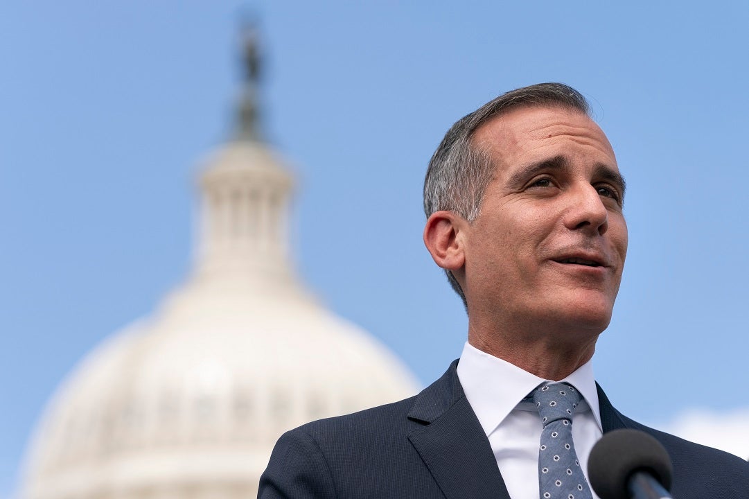 LA Mayor Eric Garcetti tests positive for COVID-19 on Scotland trip