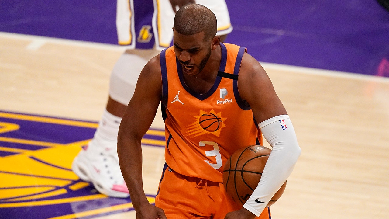 CP3, Suns beat Lakers 100-92, even series after Davis hurt