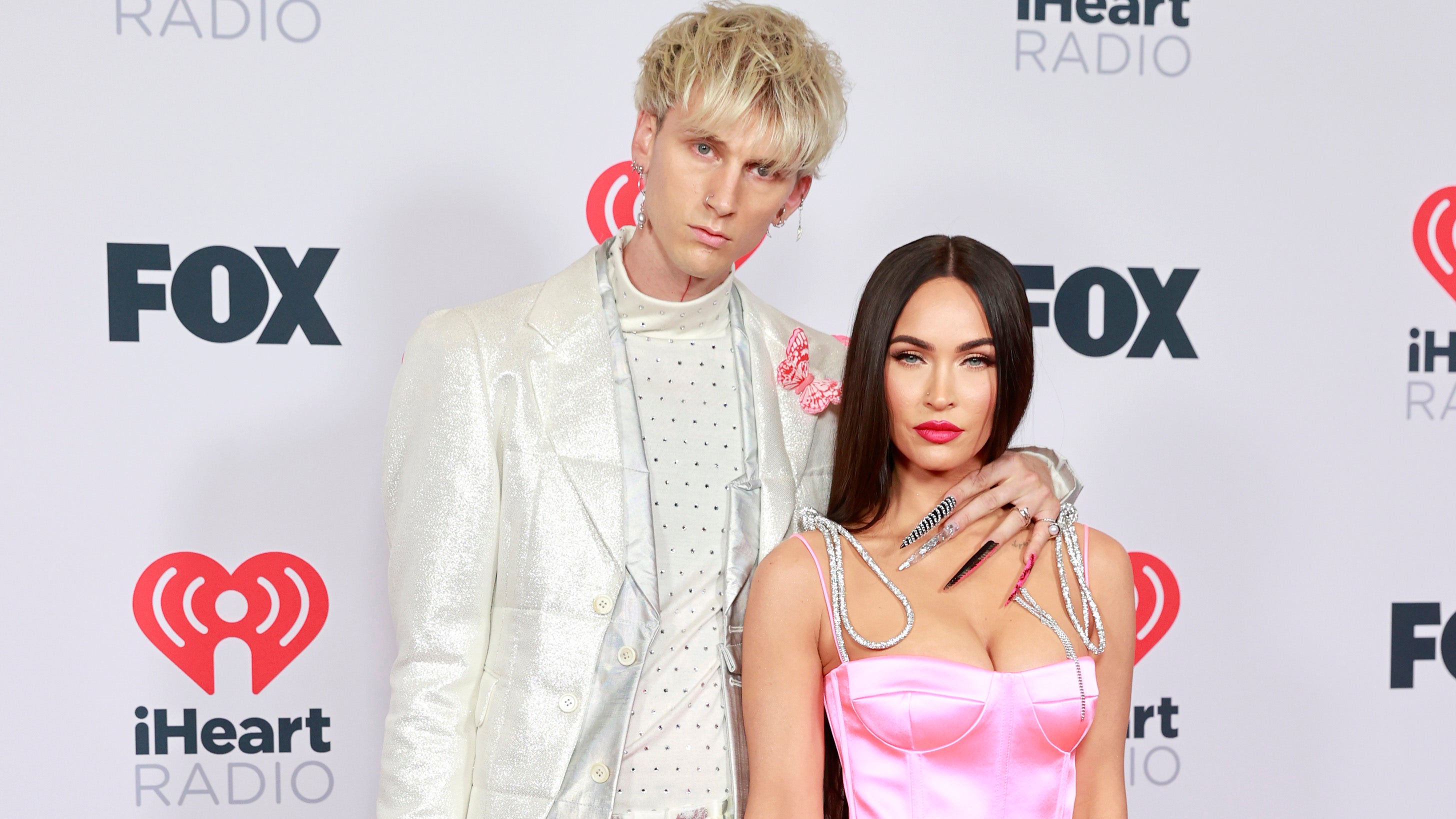 Megan Fox sizzles in all pink outfit on 2021 iHeartRadio Music Awards red carpet