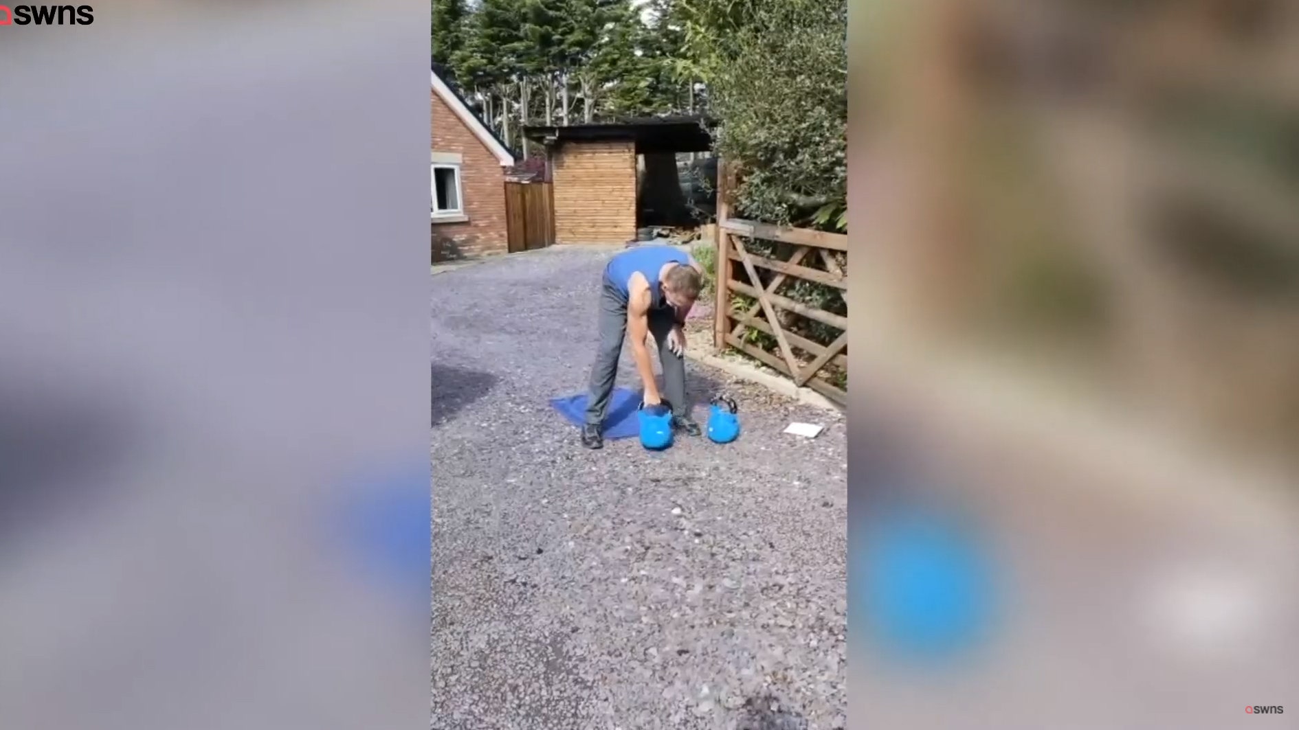 64-year-old grandfather completes 10,000 kettlebell swings in record time