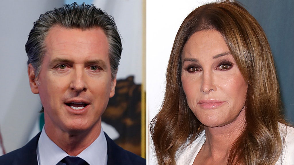 Newsom draws contrast with GOP challenger Caitlyn Jenner after her comments on transgender athletes