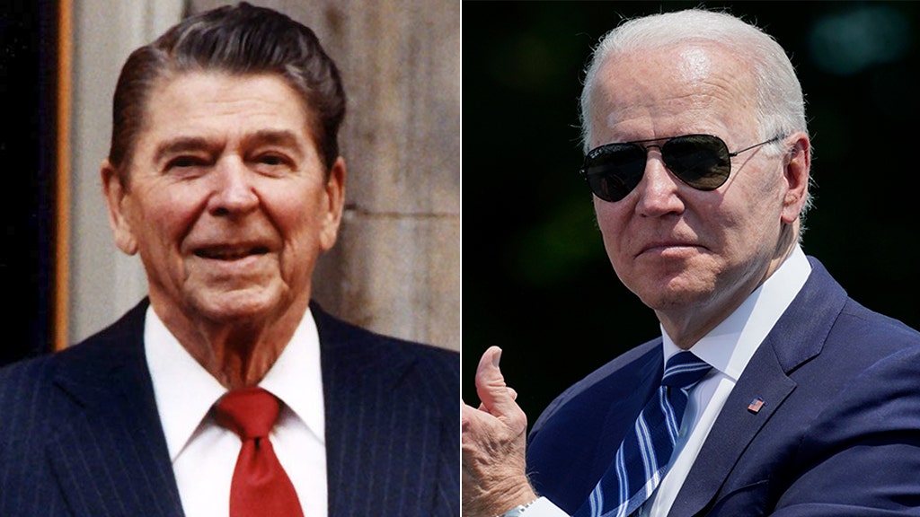 La vidéo devient virale comparant la mauvaise comédie de Biden à la solide distribution de Reagan avec les cadets de la Garde côtière