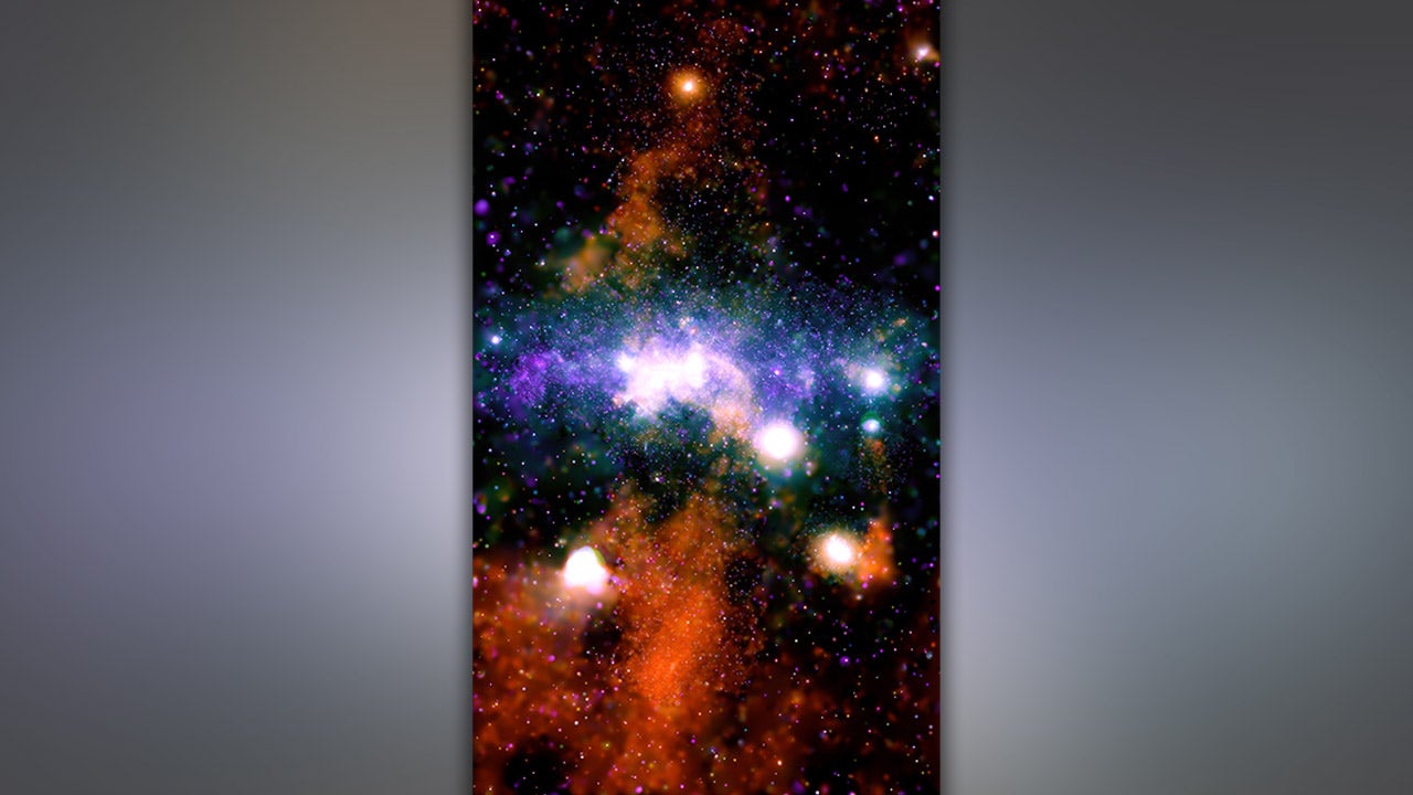 Amazing new image from NASA's Chandra Observatory reveals colorful threads of Milky Way