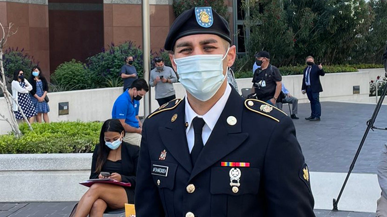 US Army specialist from Iran who came to study at Cal State Long Beach becomes American citizen