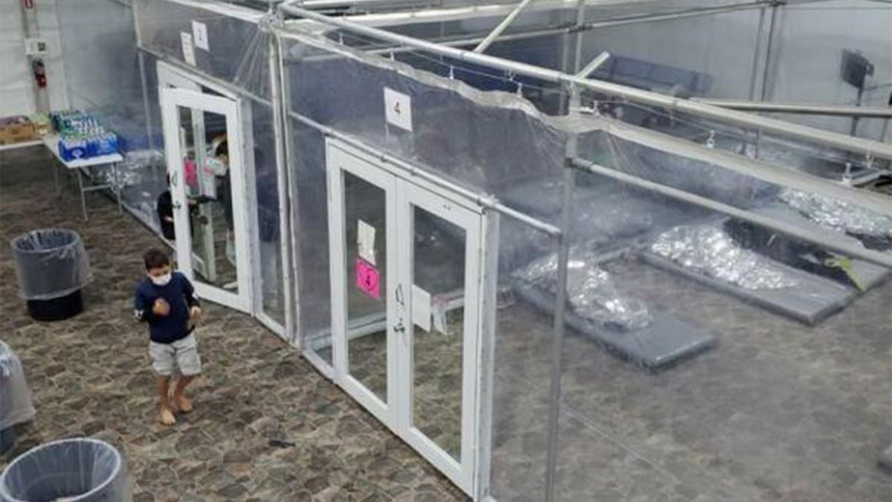 DHS releases images of empty Border Patrol facility as child migrants move to HHS shelters