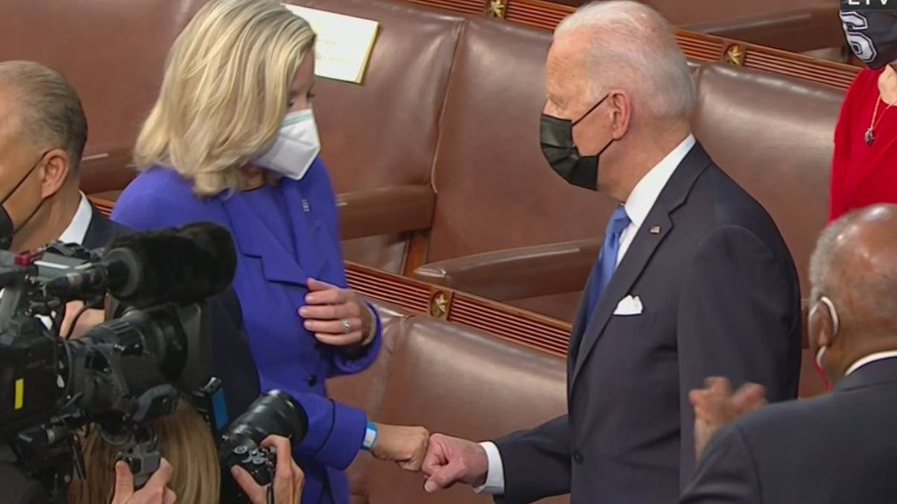 Liz Cheney defends Biden fist bump after Republican backlash