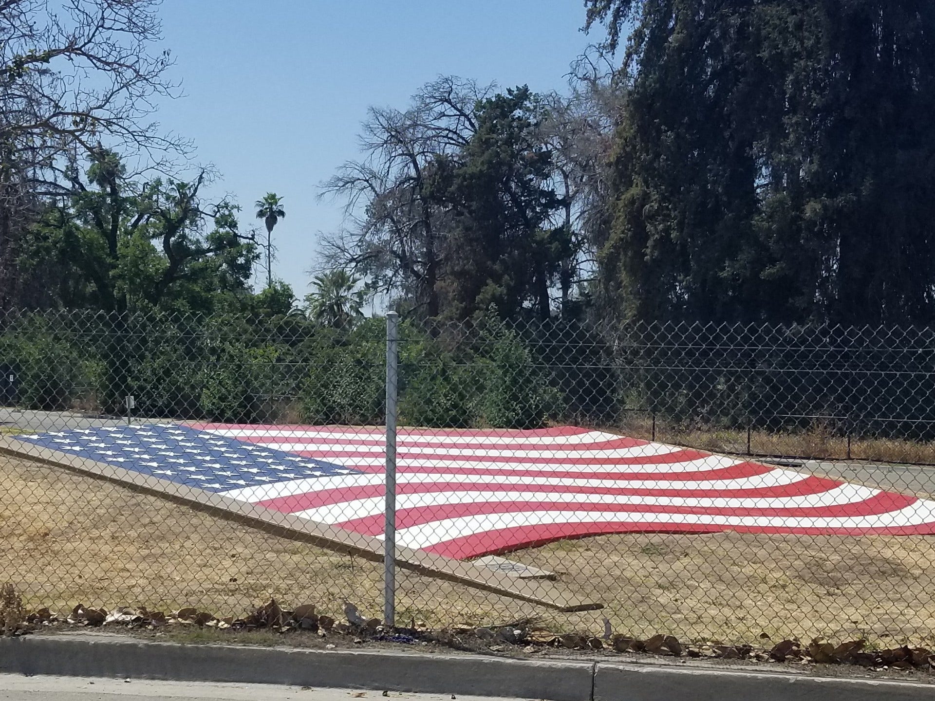 California teen refurbishes American flag in his local park for Eagle Scout project
