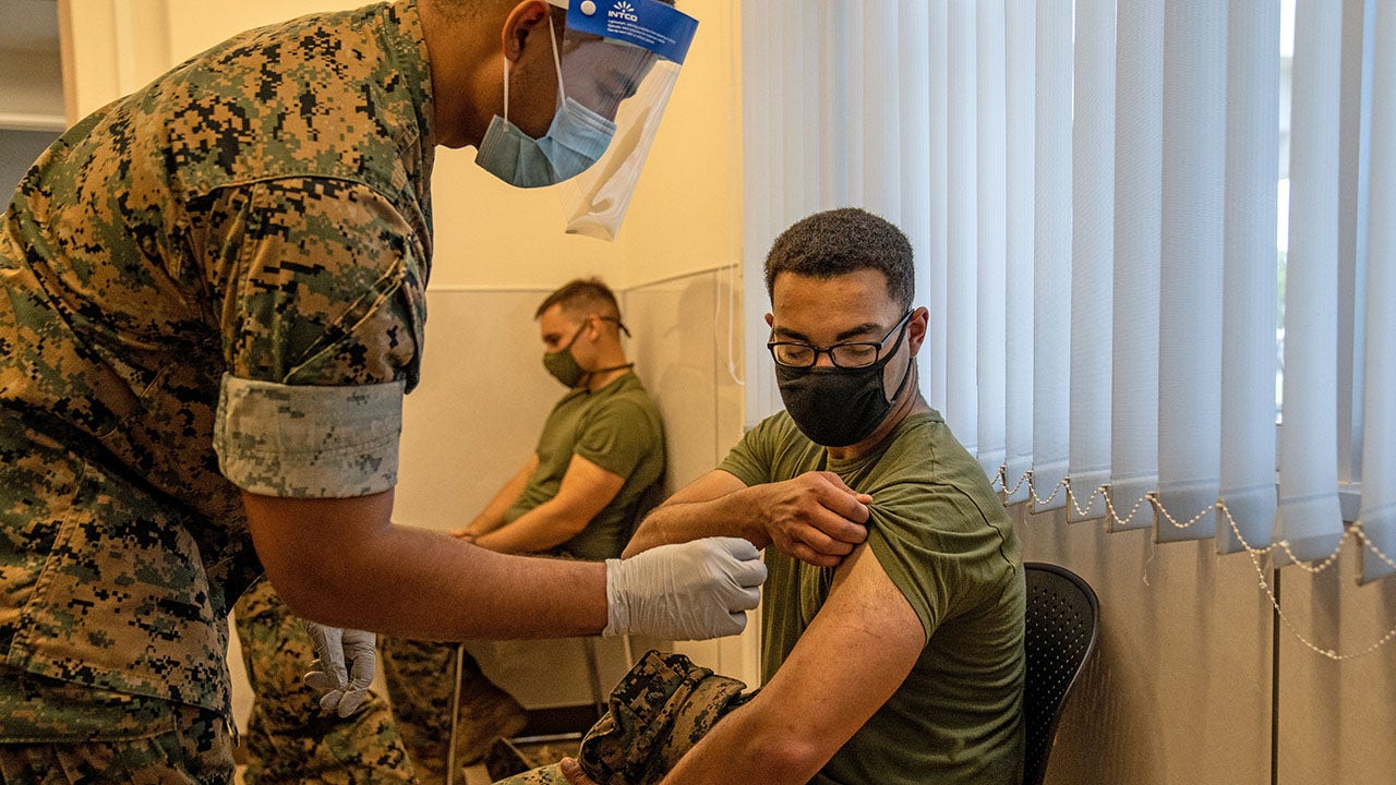 Pentagon push has more US servicemembers getting vaccinated