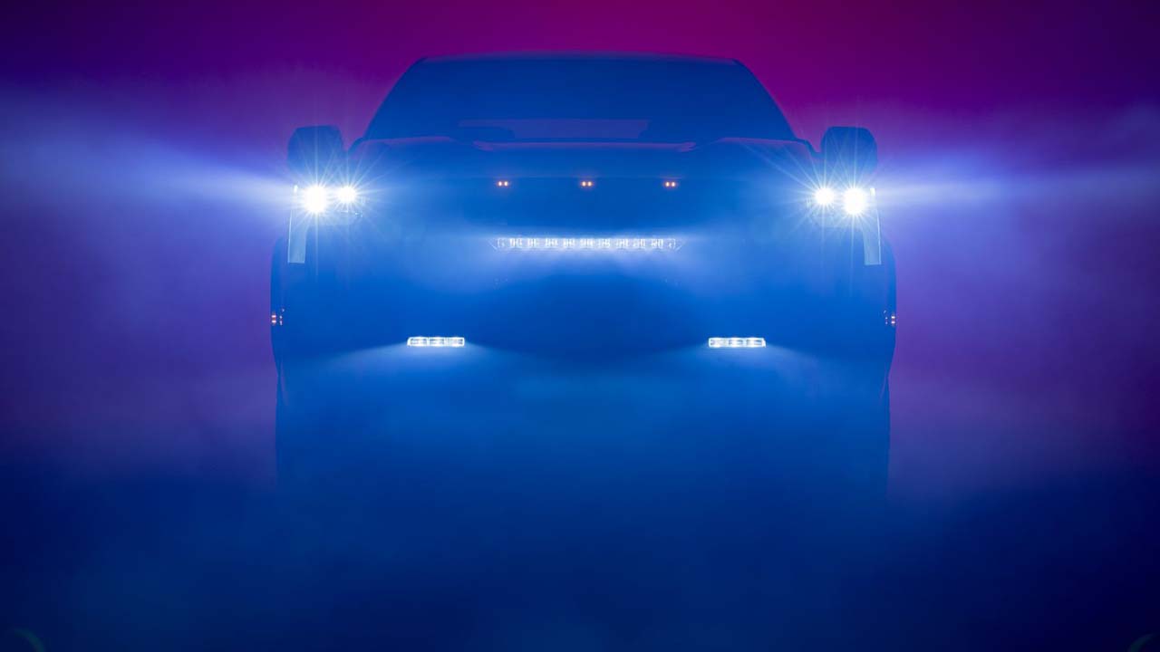 2022 Toyota Tundra pickup teased in electrifying image