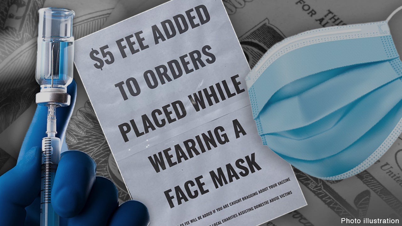 California café charges patrons $5 if they wear a mask or for 'bragging' about COVID vaccine