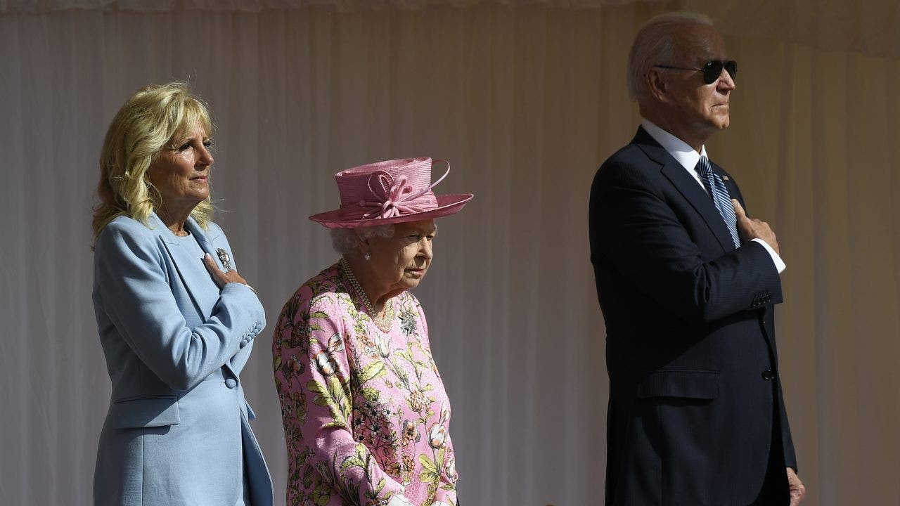 Biden, first lady join Queen for tea at Windsor Castle