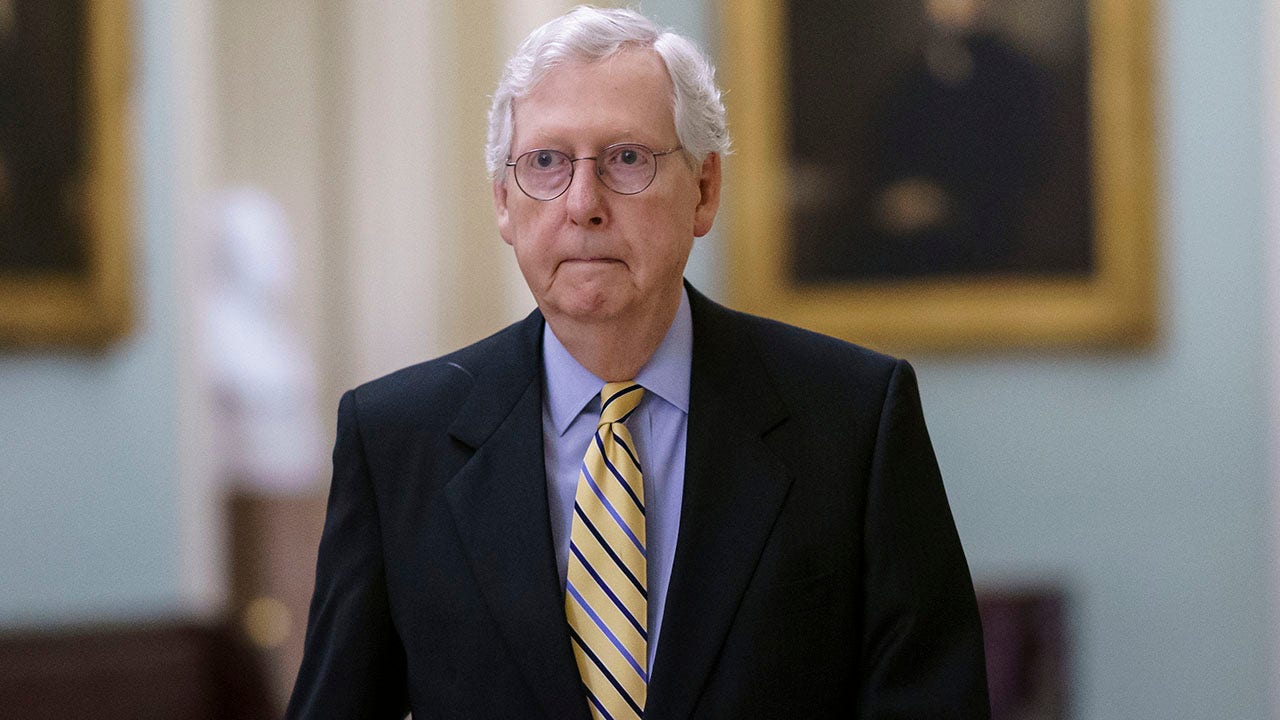McConnell accuses Dem leaders of ‘letting the radical left run Capitol Hill’ after infrastructure bill stalls
