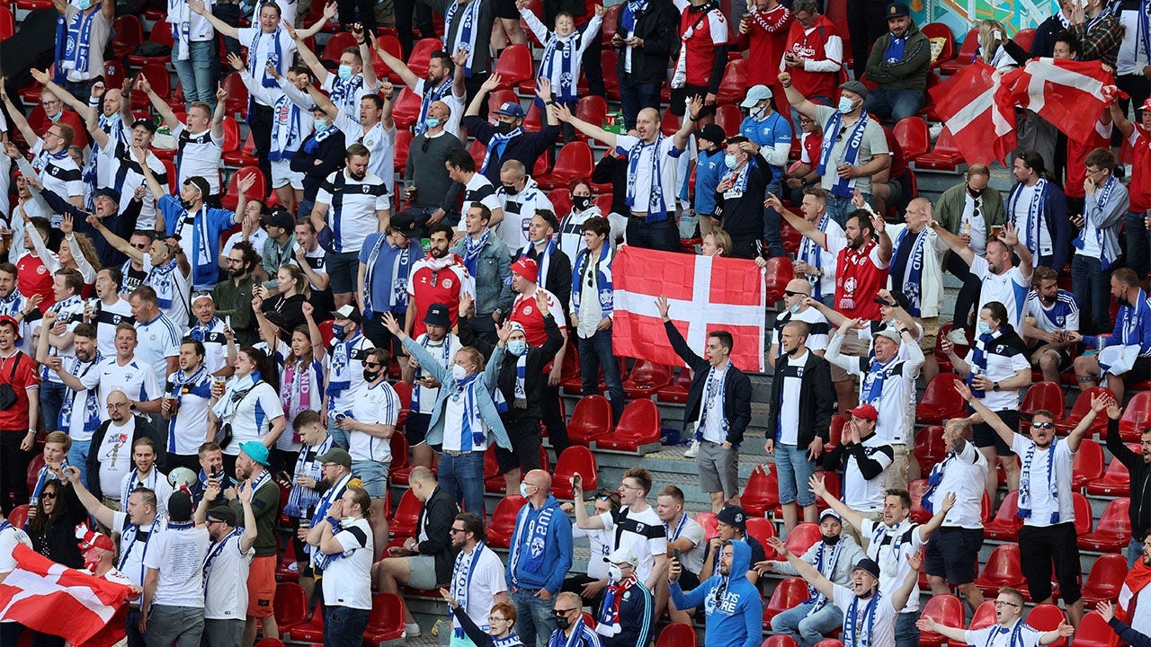 Euro 2020 crowd breaks out in deafening chant in support of Christian Eriksen: 'Football is beautiful' - Fox News