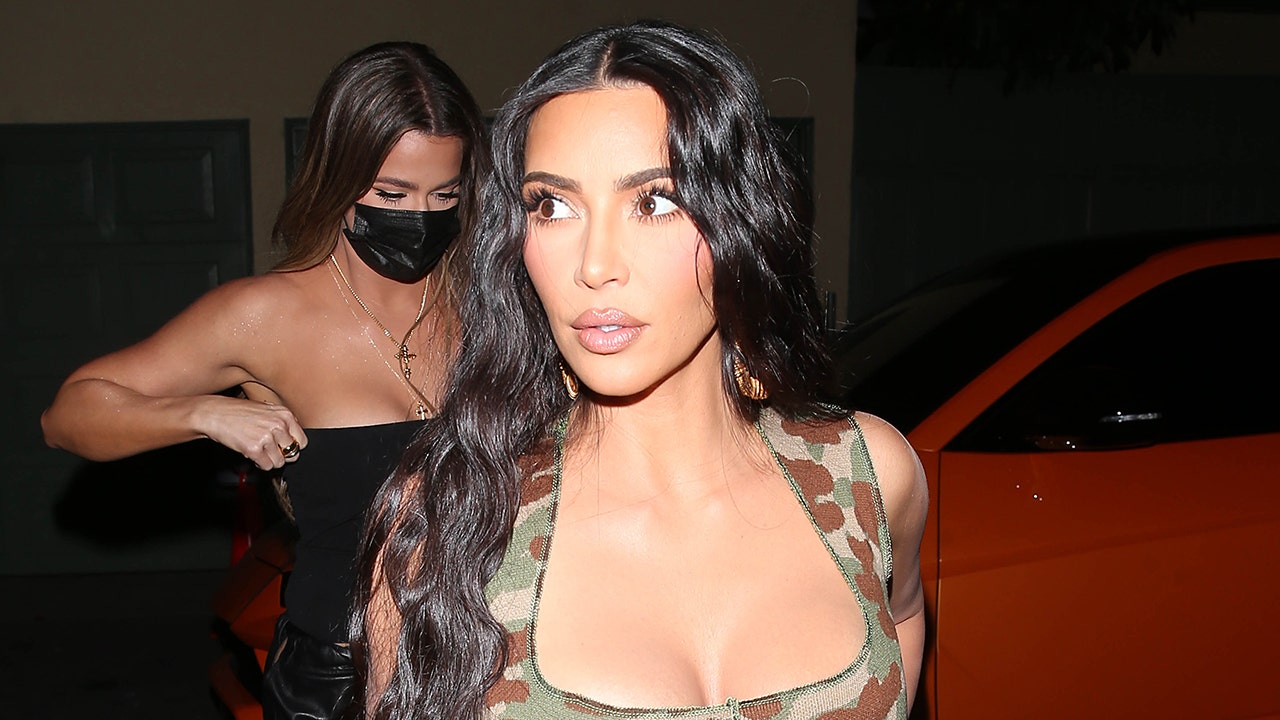 Kim Kardashian Caught In A Bathing Suit For The First Time Since Saint's  Birth