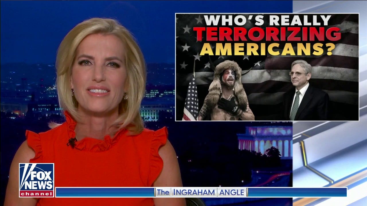 Ingraham exposes 'who's really terrorizing Americans', Biden administration efforts to 'frighten' voters