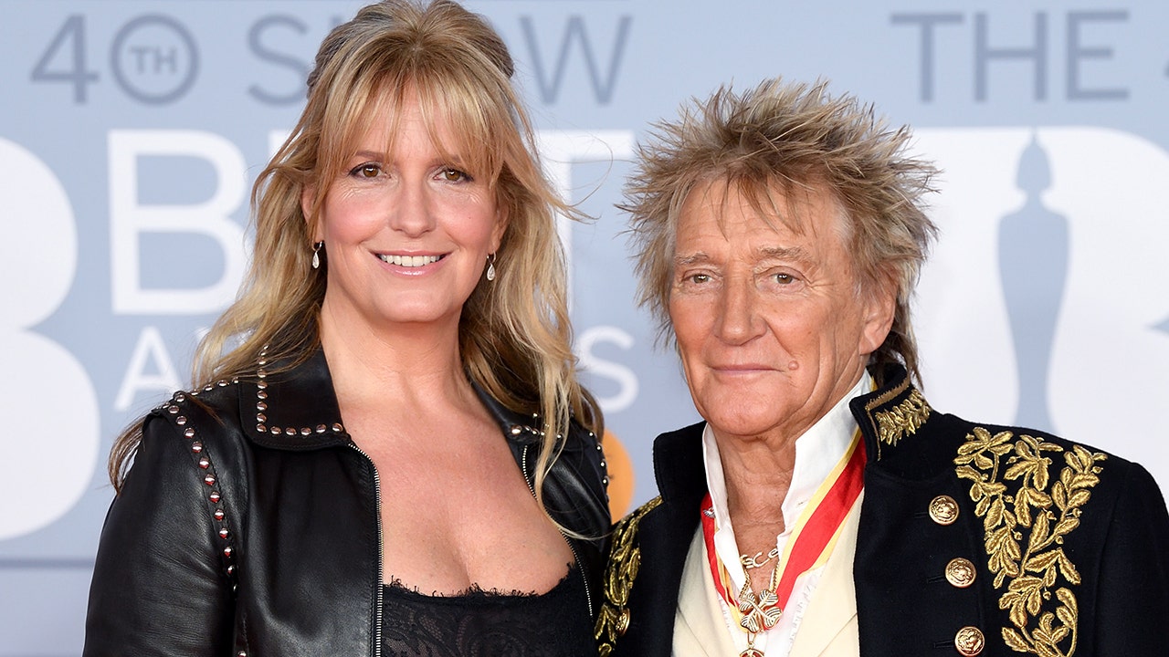 Rod Stewart's wife, model Penny Lancaster, becomes London police officer
