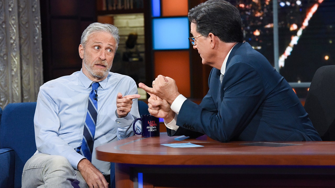 Jon Stewart pushes coronavirus lab leak theory as first returning guest on 'Late Show with Stephen Colbert'