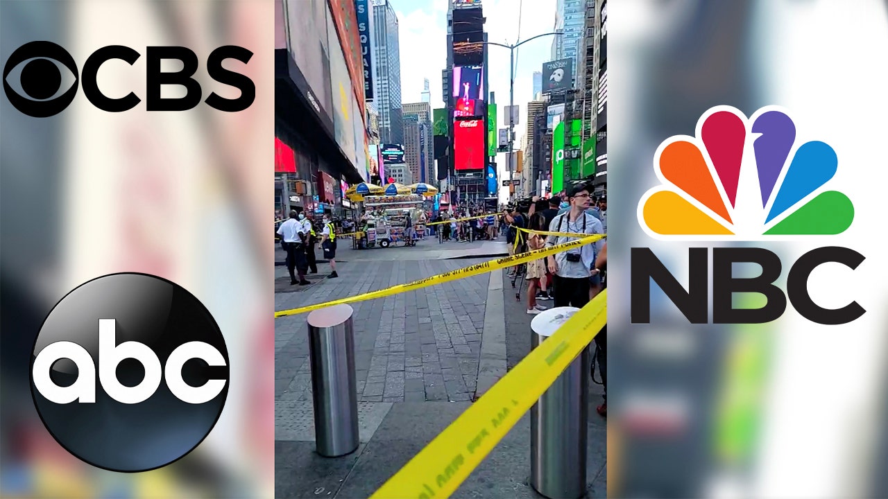CBS, NBC news reports skip Times Square shooting, ABC devotes 20 seconds