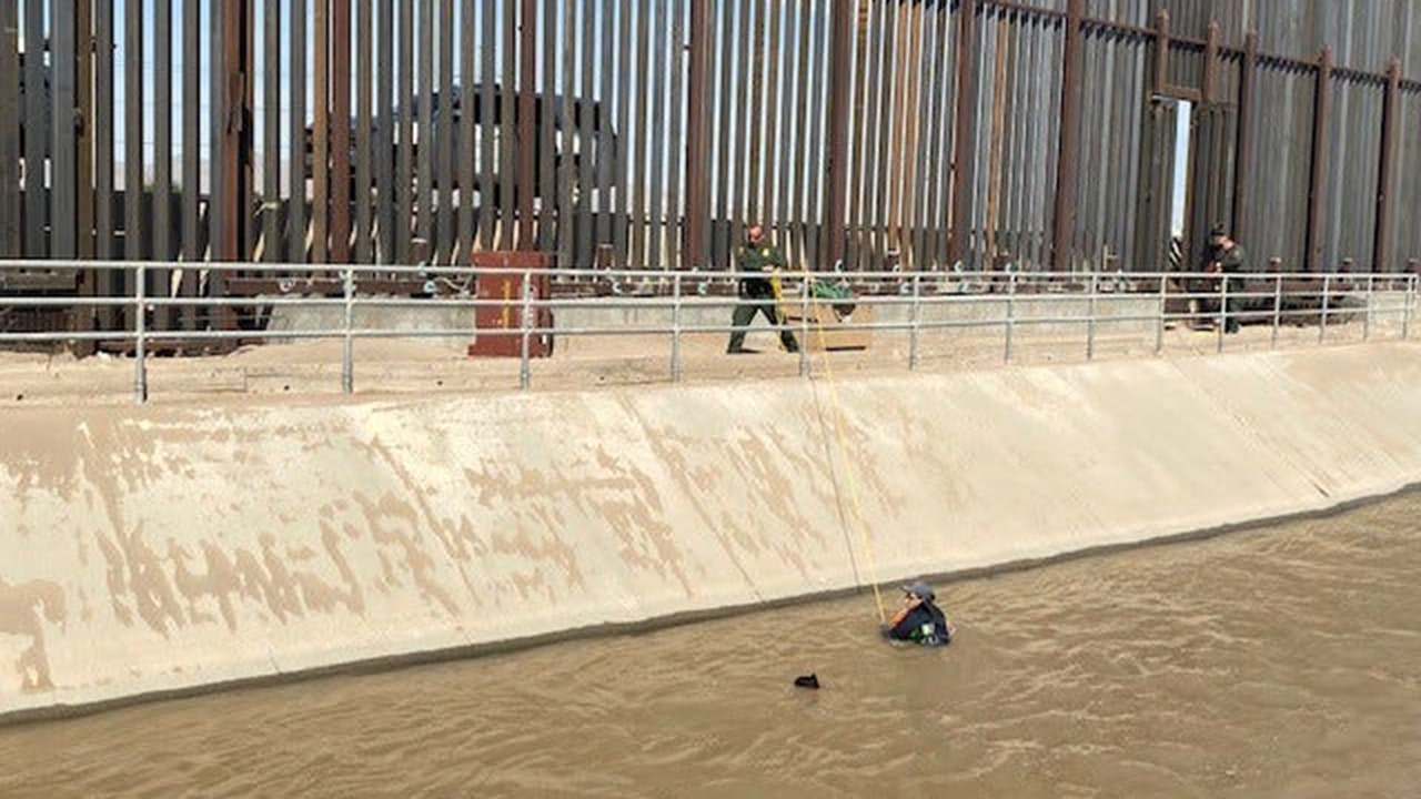 Texas Border Patrol agents rescue drowning migrants; 1 agent injured in a rollover crash