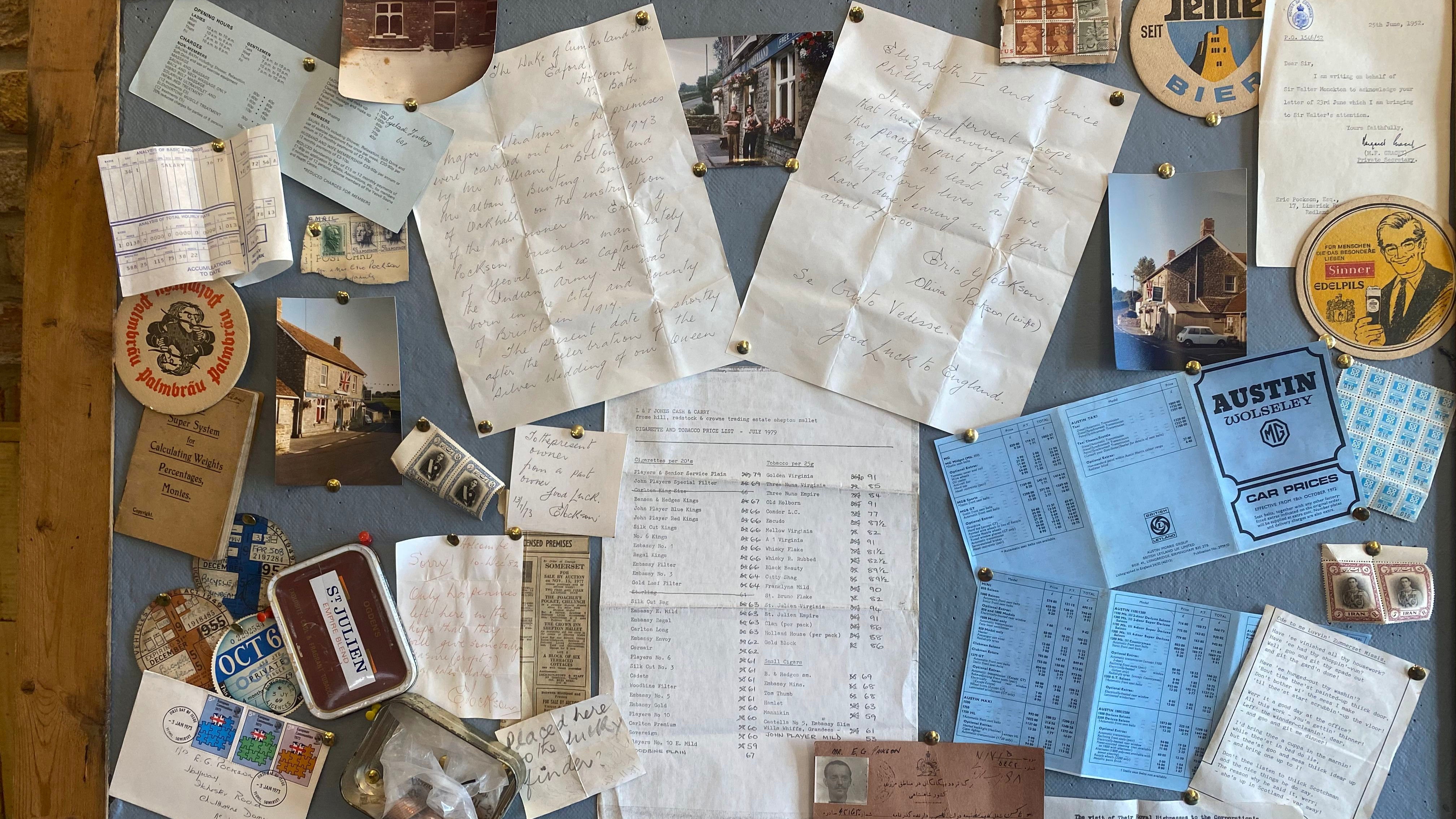 UK pub owner finds time capsule from the 1970s in the walls