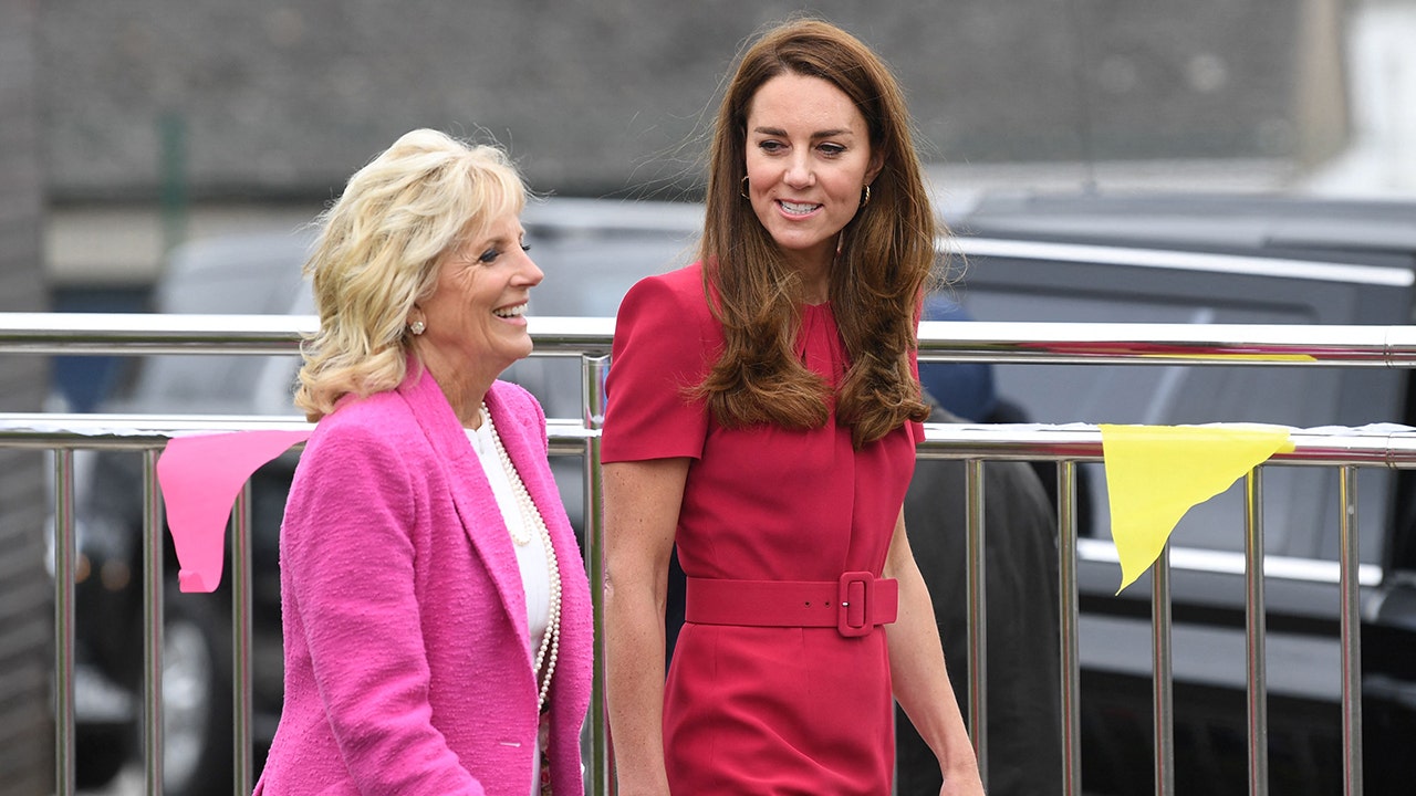 Jill Biden, Kate Middleton visit UK classroom, with early childhood education in focus - Fox News