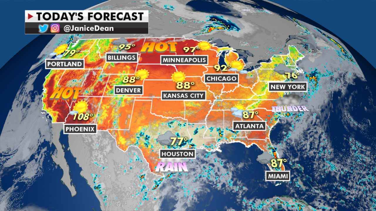 National weather forecast: Heat wave to challenge record temperatures ...