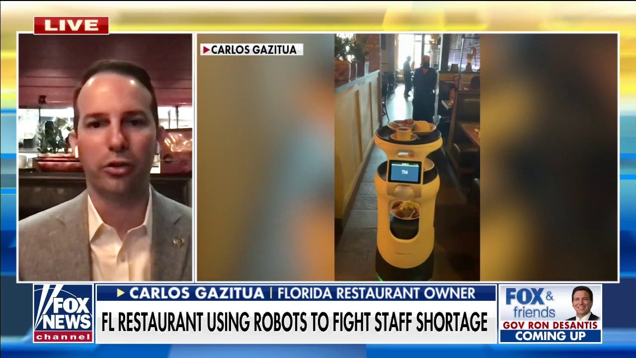 Miami restaurant owner turns to robot server amid worker shortage