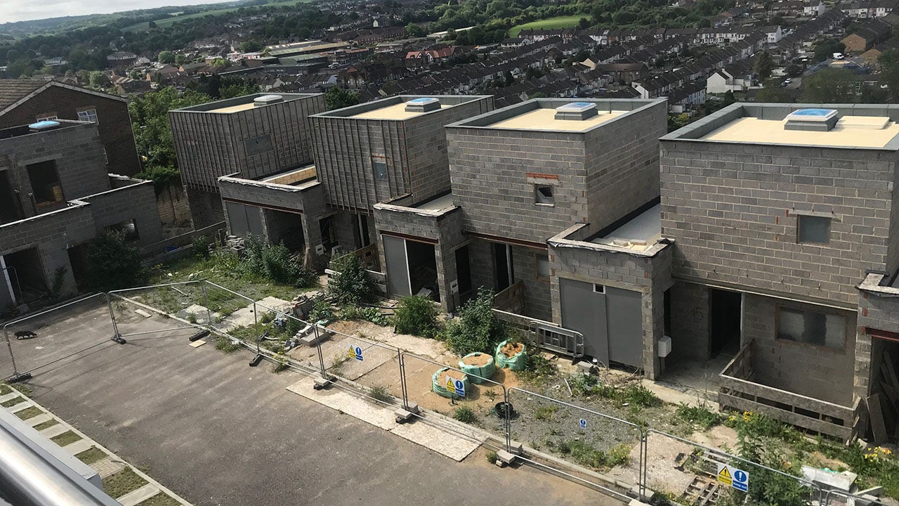 Married couple stuck living in abandoned real estate development