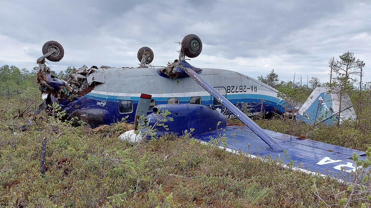 Small plane makes forced landing in Russia