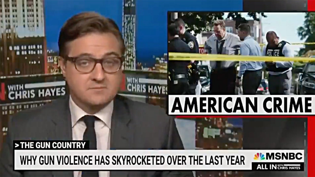 Chris Hayes links crime growth to 'truly shocking proliferation of guns'