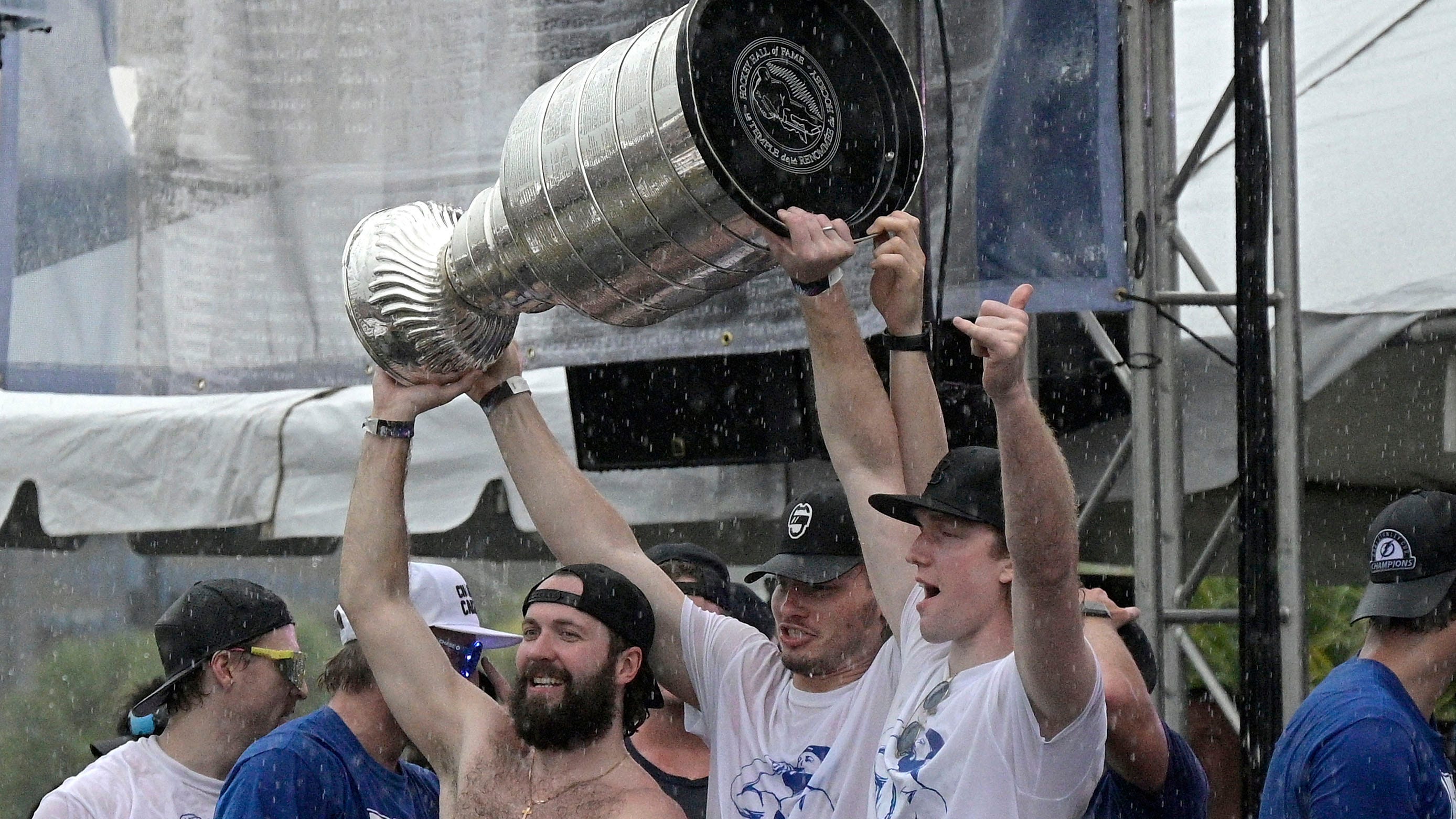 Stanley Cup needs repair after getting dented during the Tampa Bay  Lightning's boat parade – Orlando Sentinel