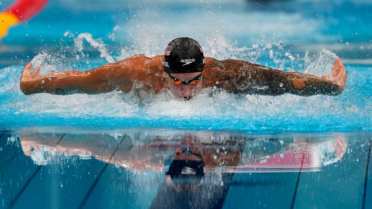 Caeleb Dressel wins gold for Team USA with new world record; Katie Ledecky earns three-peat in 800M freestyle - Fox News