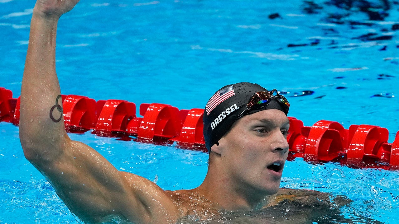Caeleb Dressel joins elite club with 5th Olympic gold medal - Fox News