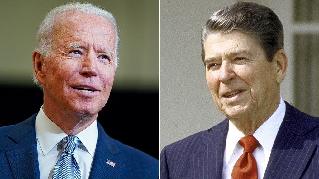 Biden misquotes Reagan's 'Morning in America' ad while plugging infrastructure package
