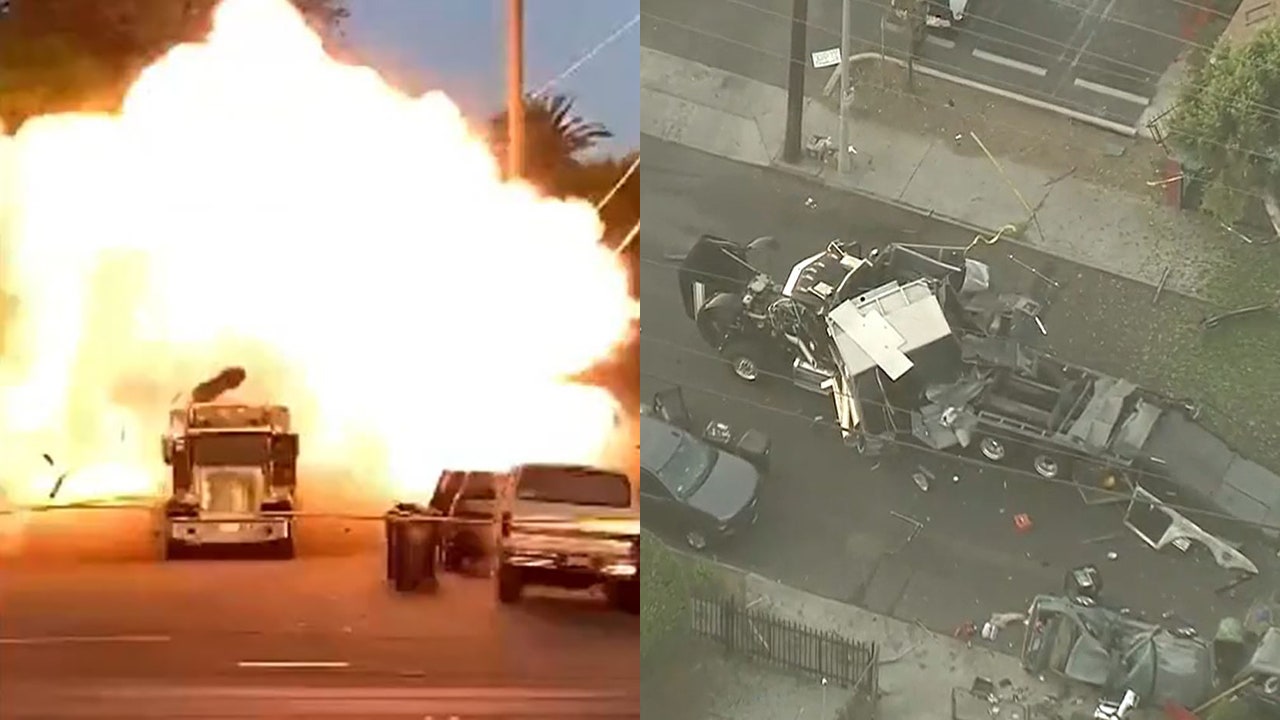 Los Angeles explosion: 16 injured--3 critically-- after cache of illegal fireworks explodes