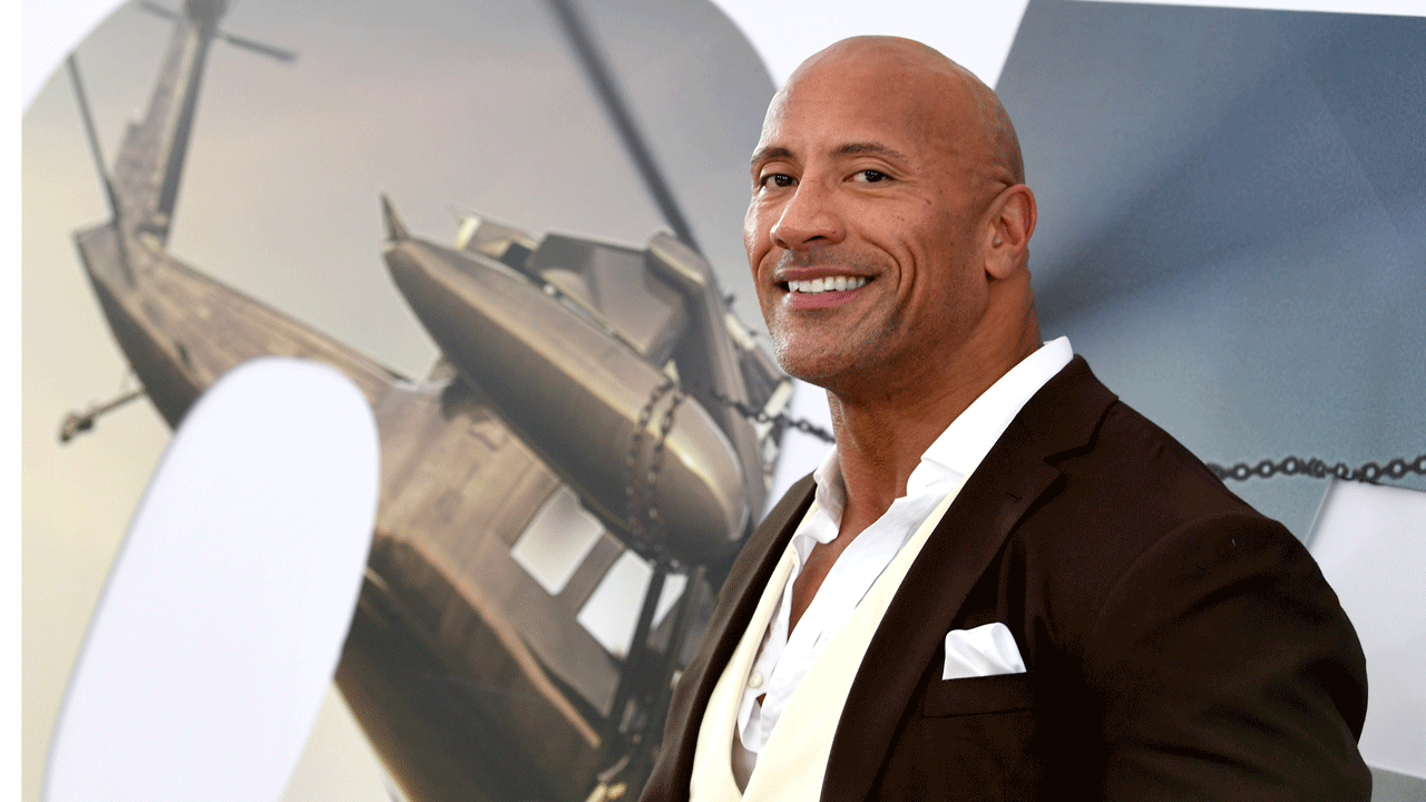 Dwayne Johnson arrives at the premiere of Universal Pictures' "Fast &amp; Furious Presents: Hobbs &amp; Shaw" at Dolby Theatre on July 13, 2019 in Hollywood, California.