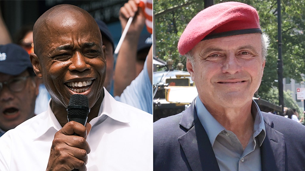 NYC mayoral candidate Curtis Sliwa denounces Eric Adams' stance on refunding NYPD
