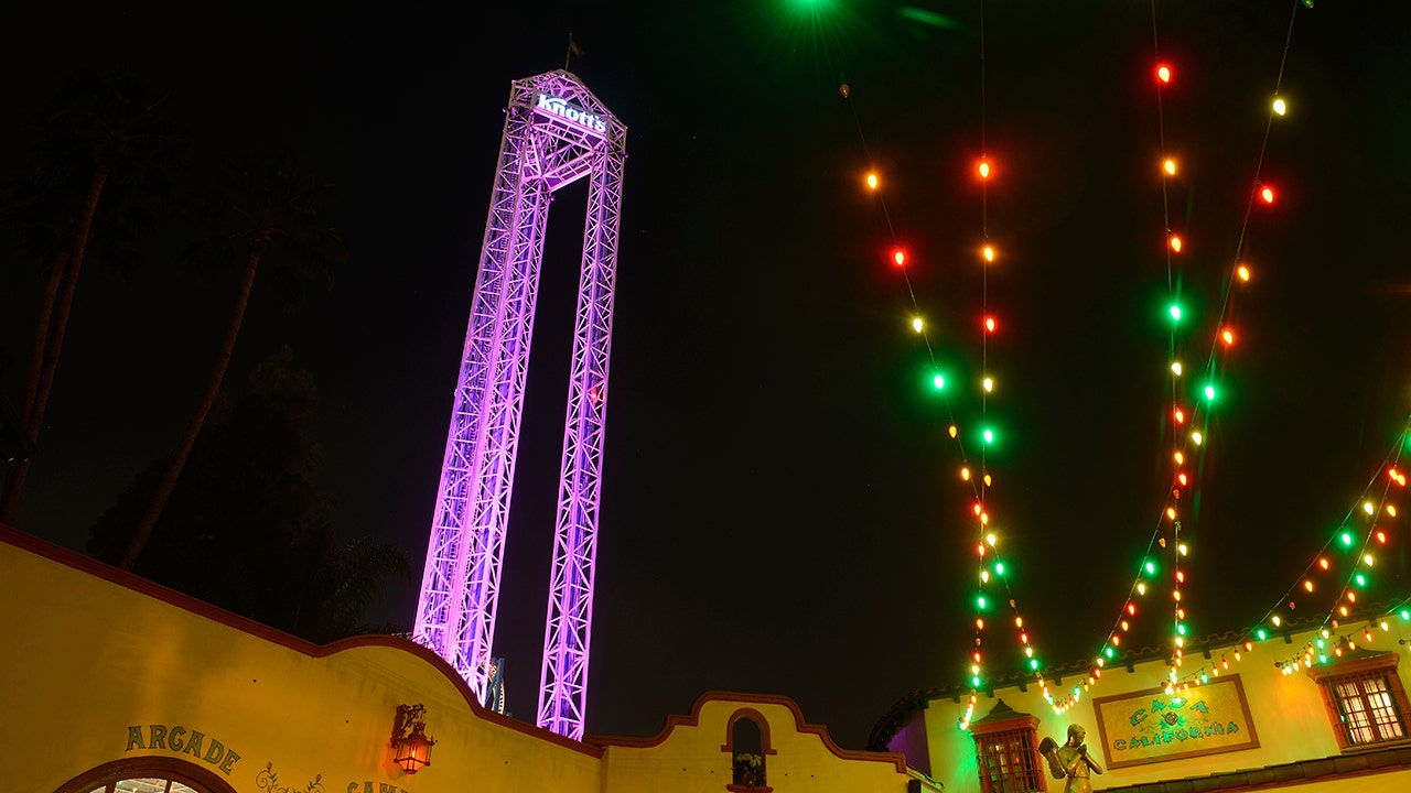 Knott’s Berry Farm tower climber in police custody after scaling 300-foot Supreme Scream ride