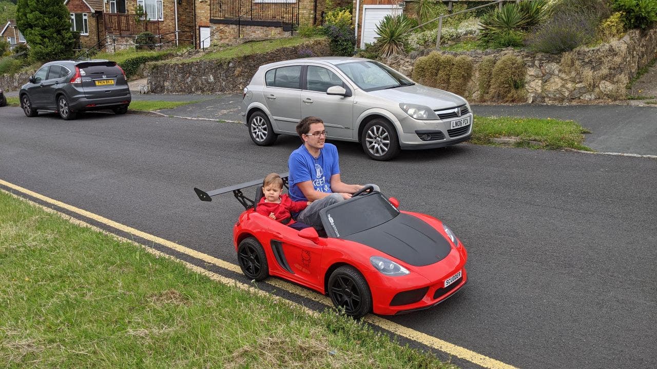 Father updates toy car in try to make it ‘road legal’ after he bought pulled more than: ‘Inspired me’