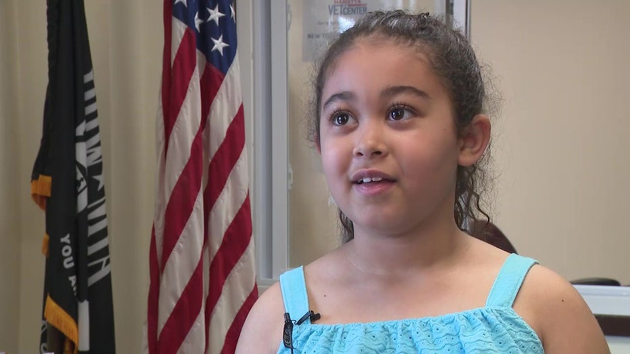 7-year-old girl helps raise money for homeless veterans: ‘Help home first’