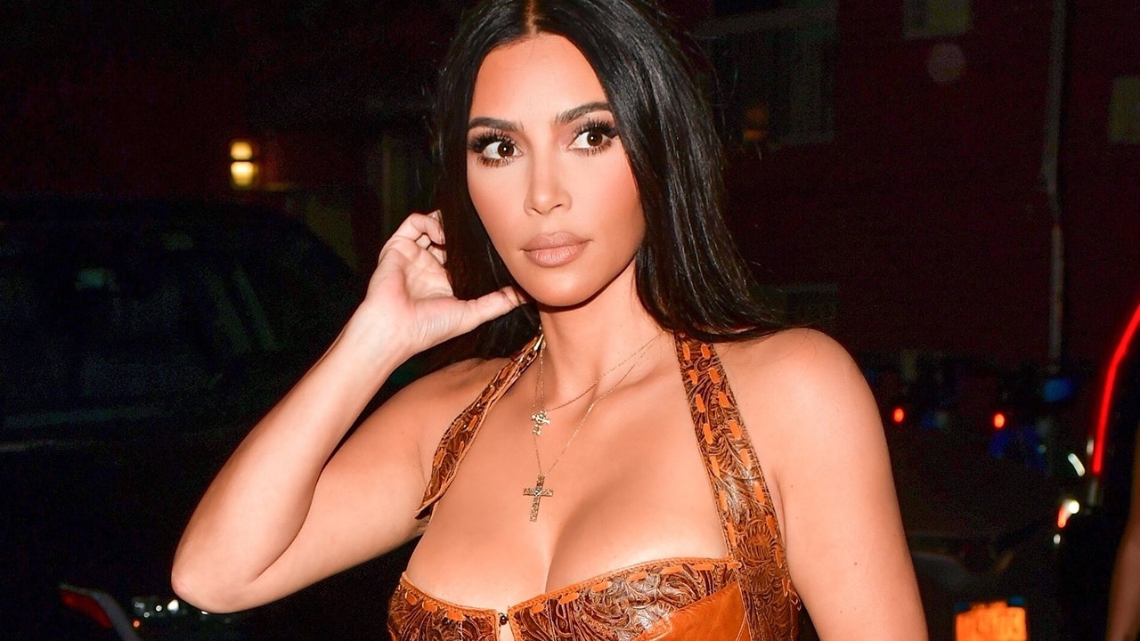 Kim Kardashian puts on eye-popping display in tiny strapless top while out to dinner