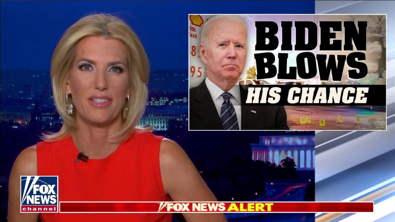 Ingraham: 'Biden blows his chance' of unity and prosperity, while letting Fauci lecture Americans