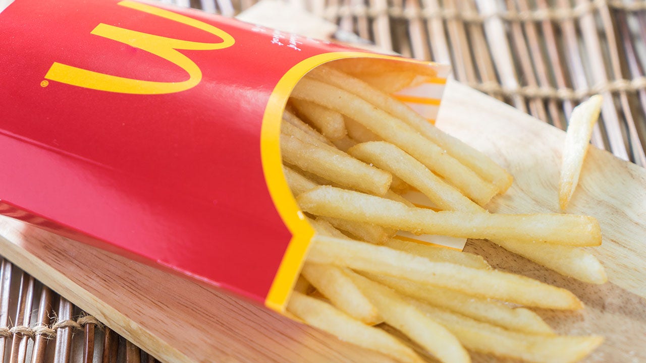 Video showing free French fry hack at McDonald's