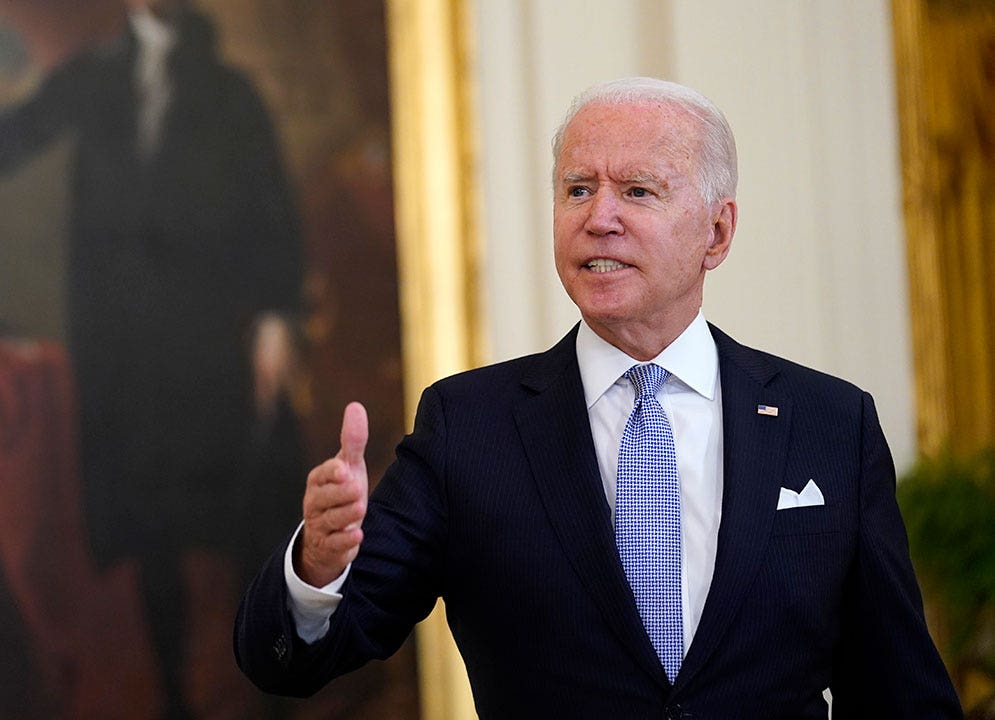 Biden pins partial blame on Trump during first address to nation since Afghanistan withdrawal