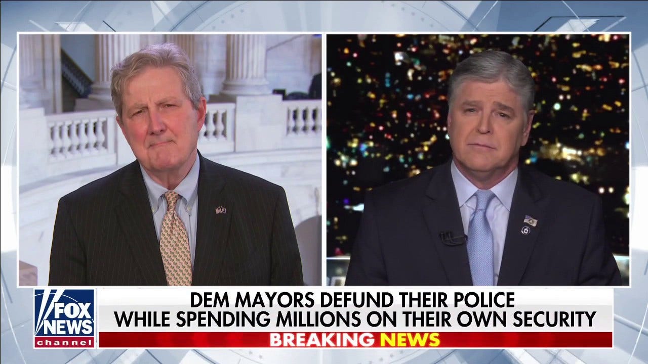 Sen. Kennedy on 'Hannity': Dems have abandoned a 'universal truth' about police and criminals