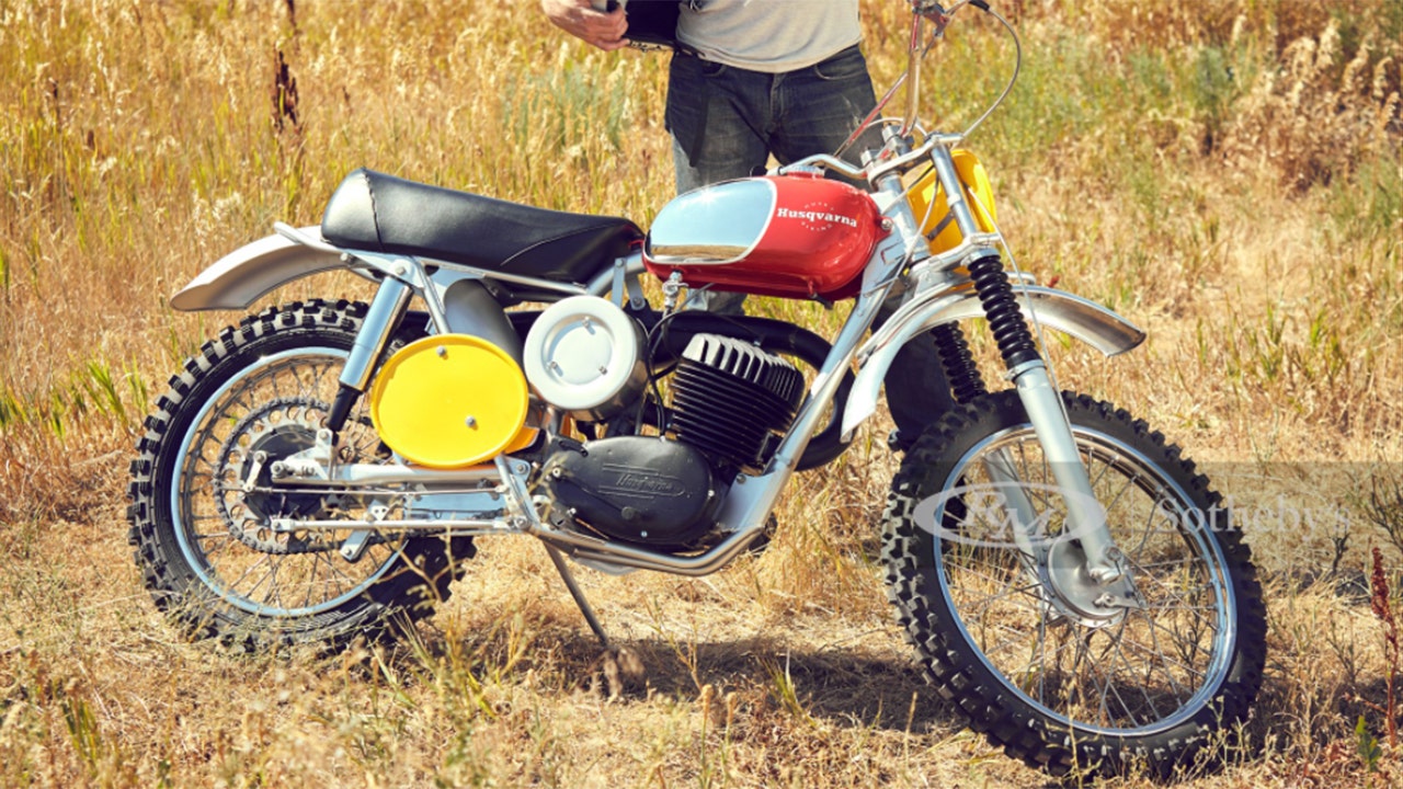 Steve McQueen’s first Husqvarna motorcycle could sell for a small fortune